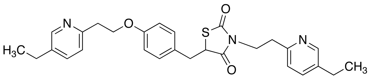 N-[Ethyl-(2-pyridyl-5-ethyl) Pioglitazone(Pioglitazone Impurity) - Chemical structure and product image