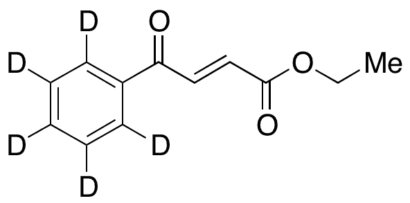 (E)-Ethyl 4-Oxo-4-phenyl-d5-but-2-enoate - Chemical structure and product image