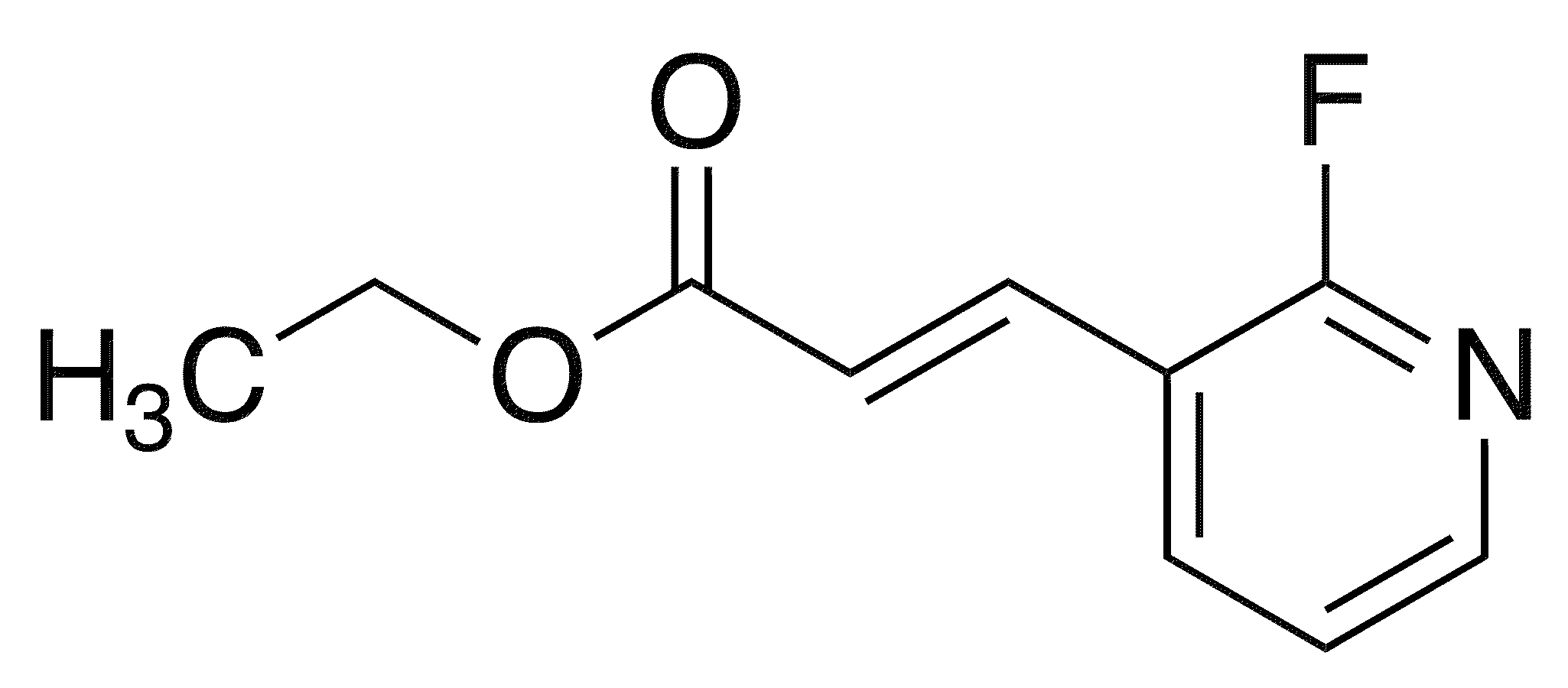 Ethyl (2E)-3-(2-fluoropyridin-3-yl)prop-2-enoate - Chemical structure and product image