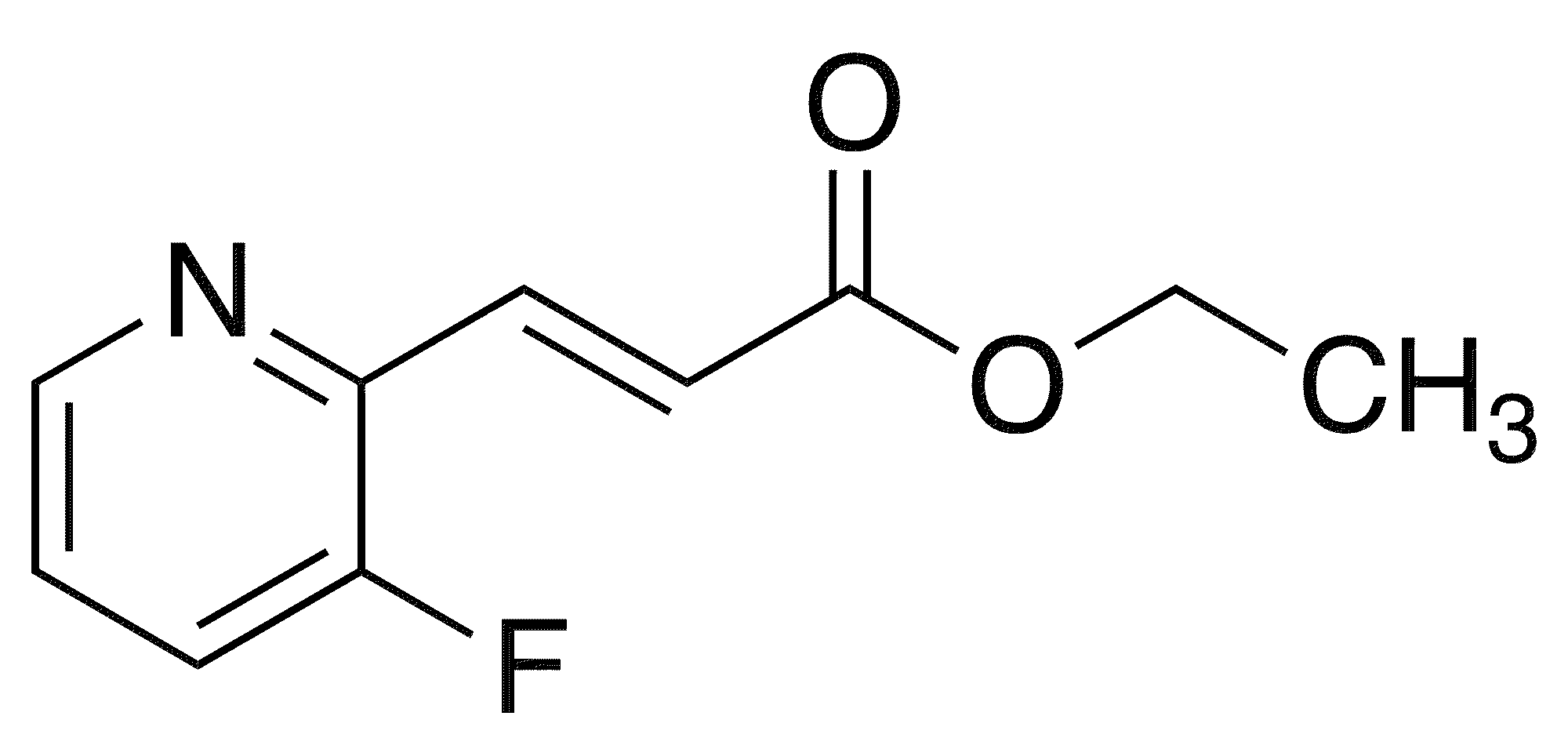 Ethyl (2E)-3-(3-fluoropyridin-2-yl)prop-2-enoate - Chemical structure and product image