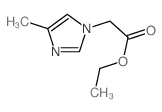 Ethyl 2-(4-methylimidazol-1-yl)acetate - Chemical structure and product image