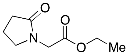 Ethyl 2-(2-Oxopyrrolidin-1-yl)acetate (80%) - Chemical structure and product image