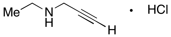 N-Ethylpropargylamine Hydrochloride - Chemical structure and product image