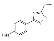 4-(5-Ethyl-1,2,4-oxadiazol-3-yl)aniline - Chemical structure and product image