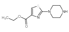 Ethyl 2-Piperazin-1-yl-thiazole-4-carboxylate - Chemical structure and product image