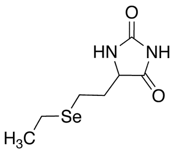 5-[2-(Ethylseleno)ethyl]hydantoin - Chemical structure and product image