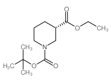 Ethyl (S)-N-Boc-piperidine-3-carboxylate - Chemical structure and product image