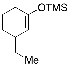 [(3-Ethyl-1-cyclohexen-1-yl)oxy]trimethylsilane - Chemical structure and product image
