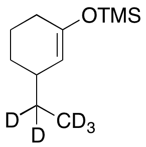 [(3-Ethyl-1-cyclohexen-1-yl)oxy]trimethylsilane-d5 - Chemical structure and product image