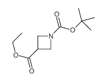 Ethyl 1-BOC-azetidine-3-carboxylate - Chemical structure and product image
