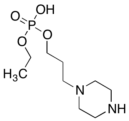 Ethyl (3-(Piperazin-1-yl)propyl) Phosphate - Chemical structure and product image