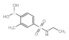 4-(N-Ethylsulfamoyl)-2-methylphenylboronic acid - Chemical structure and product image
