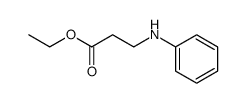 Ethyl 3-(phenylamino)propanoate - Chemical structure and product image