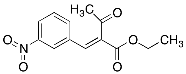 Ethyl 3-Nitrobenzylideneacetoacetate - Chemical structure and product image