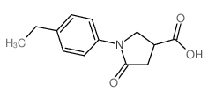 1-(4-Ethylphenyl)-5-oxopyrrolidine-3-carboxylic acid - Chemical structure and product image