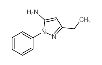 3-Ethyl-1-phenyl-1h-pyrazol-5-amine - Chemical structure and product image