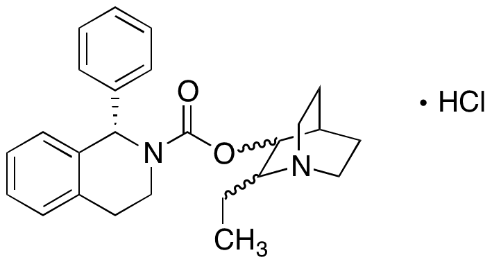 rac-2-Ethyl-Solifenacin Hydrochloride - Chemical structure and product image