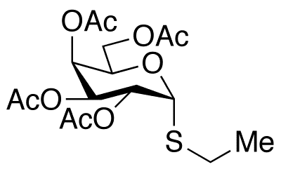 Ethyl 2,3,4,6-Tetra-O-acetyl-alpha-D-thiogalactopyranoside - Chemical structure and product image
