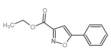 Ethyl 5-phenylisoxazole-3-carboxylate - Chemical structure and product image