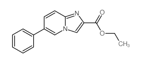 Ethyl 6-phenylimidazo[1,2-a]pyridine-2-carboxylate - Chemical structure and product image