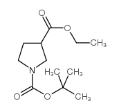 Ethyl 1-BOC-3-pyrrolidinecarboxylate - Chemical structure and product image