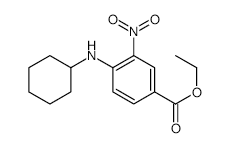 Ethyl 4-(cyclohexylamino)-3-nitrobenzoate - Chemical structure and product image