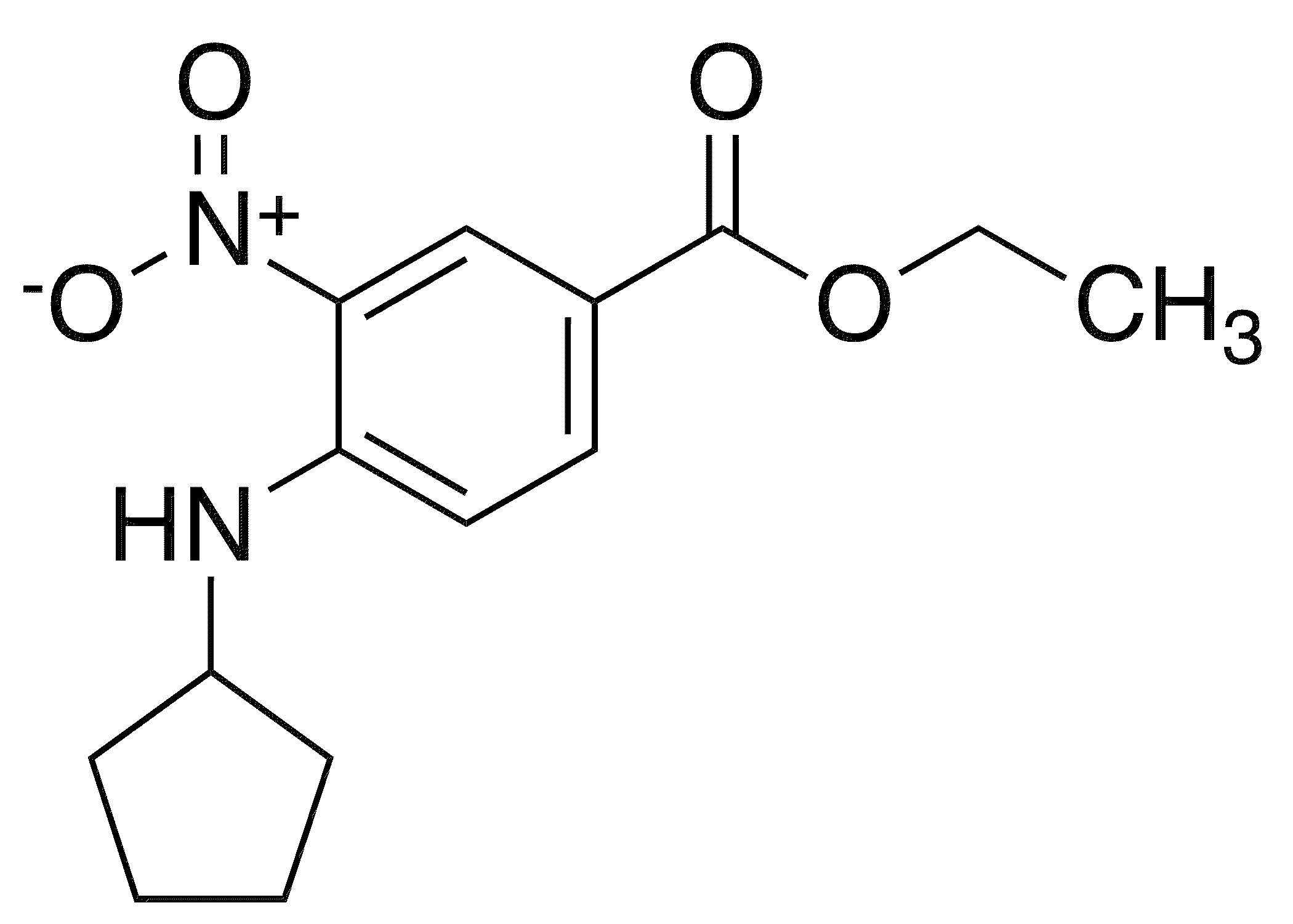 Ethyl 4-(cyclopentylamino)-3-nitrobenzoate - Chemical structure and product image
