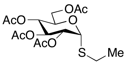 Ethyl 2,3,4,6-Tetra-O-acetyl-alpha-D-thioglucopyranoside - Chemical structure and product image