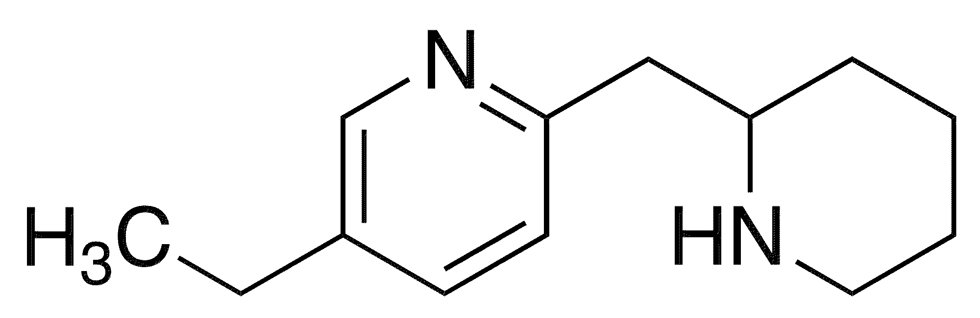 5-Ethyl-2-(2-piperidinylmethyl)pyridine - Chemical structure and product image