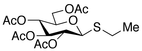 Ethyl 2,3,4,6-Tetra-O-acetyl-beta-D-thioglucopyranoside - Chemical structure and product image