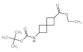 Ethyl 6-(boc-amino)spiro[3.3]heptane-2-carboxylate - Chemical structure and product image