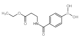 Ethyl 3-(4-boronobenzamido)propionate - Chemical structure and product image