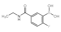N-Ethyl 3-borono-4-fluorobenzamide - Chemical structure and product image