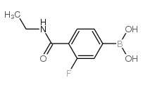 N-Ethyl 4-borono-2-fluorobenzamide - Chemical structure and product image