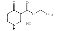 Ethyl 4-piperidone-3-carboxylate hydrochloride - Chemical structure and product image