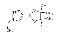 1-Ethyl-1H-pyrazole-4-boronic acid, pinacol ester - Chemical structure and product image