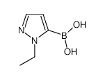 1-Ethyl-1H-pyrazol-5-ylboronic Acid - Chemical structure and product image