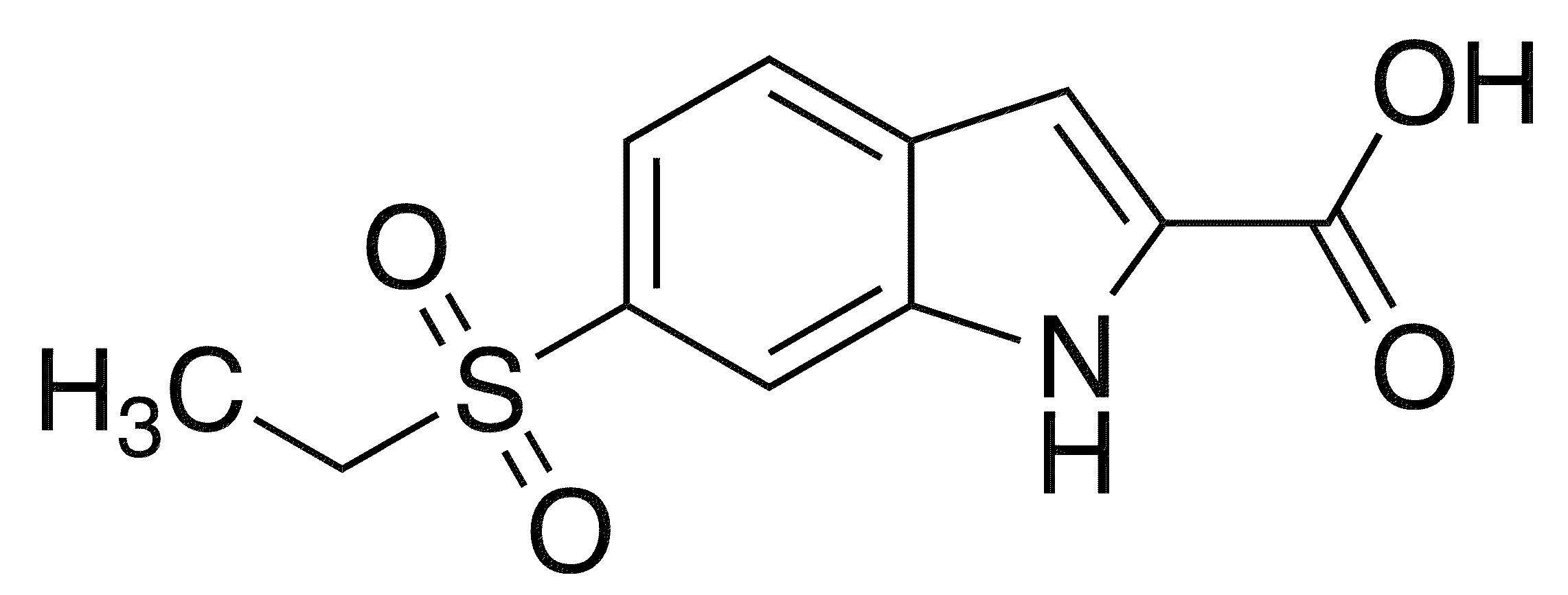 6-(Ethylsulfonyl)-1h-indole-2-carboxylic acid - Chemical structure and product image