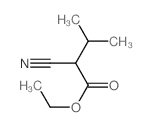 Ethyl alfa-cyanoisovalerate - Chemical structure and product image