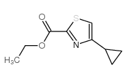 Ethyl 4-cyclopropyl-1,3-thiazole-2-carboxylate - Chemical structure and product image