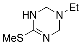 1-Ethyl-1,2,3,6-tetrahydro-4-(methylthio)-1,3,5-triazine Hydroiodide - Chemical structure and product image