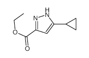 Ethyl 5-cyclopropyl-1h-pyrazole-3-carboxylate - Chemical structure and product image