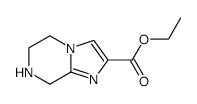 Ethyl 5,6,7,8-tetrahydroimidazo[1,2-a]pyrazine-2-carboxylate - Chemical structure and product image