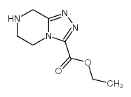 Ethyl 5,6,7,8-tetrahydro-[1,2,4]triazolo[4,3-a]pyrazine-3-carboxylate - Chemical structure and product image