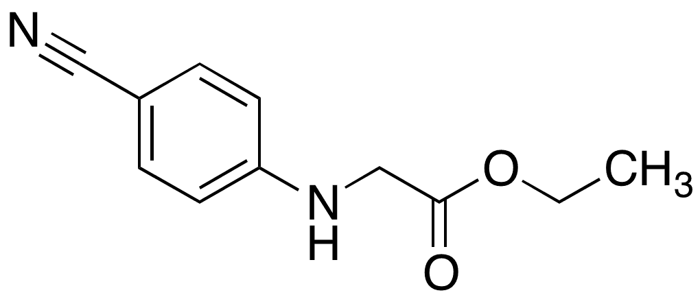 Ethyl 2-((4-Cyanophenyl)amino)acetate - Chemical structure and product image