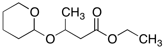 Ethyl 3-[(Tetrahydropyranyl)oxy]butanoate - Chemical structure and product image