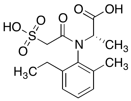 N-(2-Ethyl-6-methylphenyl)-N-(2-sulfoacetyl)-L-alanine - Chemical structure and product image