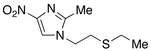 1-[2-(Ethylthio)ethyl]-2-methyl-4-nitro-1H-imidazole - Chemical structure and product image