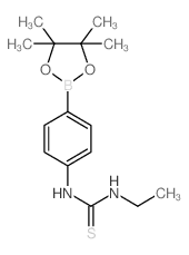4-(3-Ethylthioureido)phenylboronic Acid Pinacol Ester - Chemical structure and product image