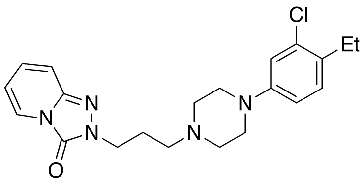 Ethyl Trazodone - Chemical structure and product image